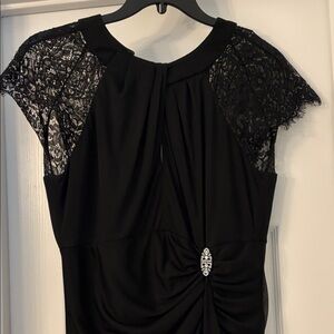 Elegant Black Lace Gown